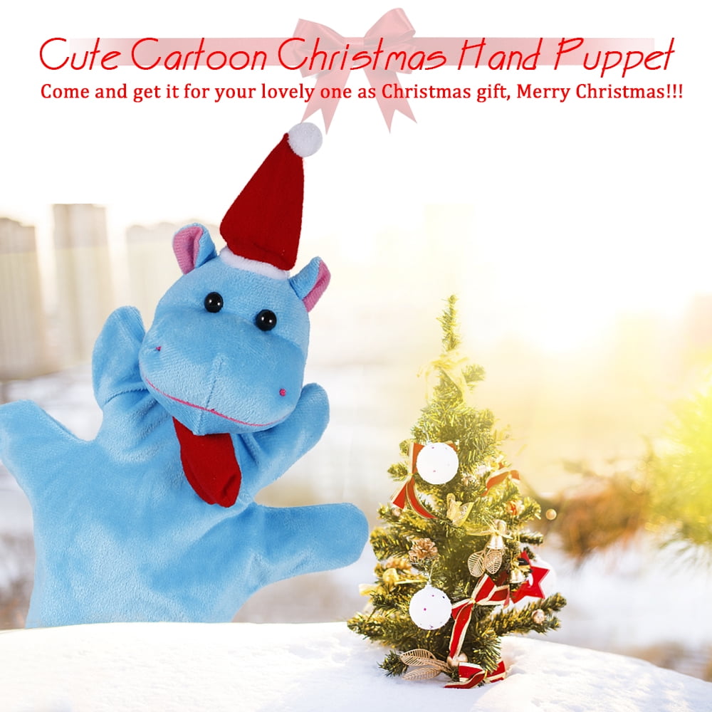 christmas hippo plush