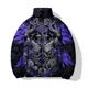 thumbnail image 4 of Abrigo de algodón informal de invierno Ropa para hombre Chaqueta de moda para hombre Chaquetas de algodón con estampado de sol y monstruo Abrigos para hombre Parka Frío, 4 of 5