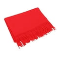 thumbnail image 4 of Splozh Scarf for Women Scarf Pashmina Shawls for Evening Dress Bridesmaid Wedding Bridal Winter Warm Long Large Scarves Red,One Size, 4 of 4