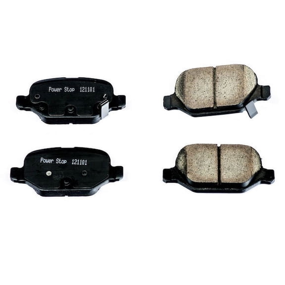 Rear Brake Pad Set - Compatible with 2012 - 2019 Fiat 500 2013 2014 2015 2016 2017 2018
