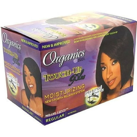 HC Industries Organics Organics Touch-Up Plus Organic Conditioning Relaxer System, 1 (Best Home Relaxer For Black Hair)