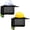 Black, variant on Hard Hat Sun Shade, Hard Hat Accessories, Full Brim, Man& Woman, (Hard Hat Not Included), Grey, 2 Pack