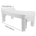 thumbnail image 2 of Raindrops Potty Step Stool For Toddler Toilet Stool White PP Step Stool 1Pack, 2 of 7