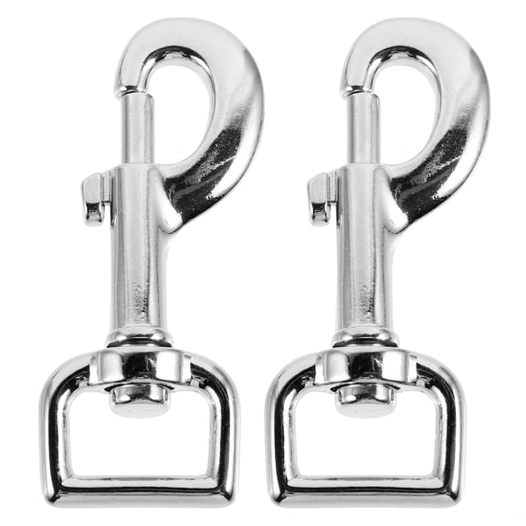 2 Pack Metal Dog Leash Hooks Replacement Clips Pet Leash Clasps for Walking