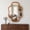 Yellowish-Brown, variant on The Sanctuary Natural Wood Color 24"x36" Cloud Shape Solid Wood Franme Decorative Mirror, For Living Room Bedroom Dining Room