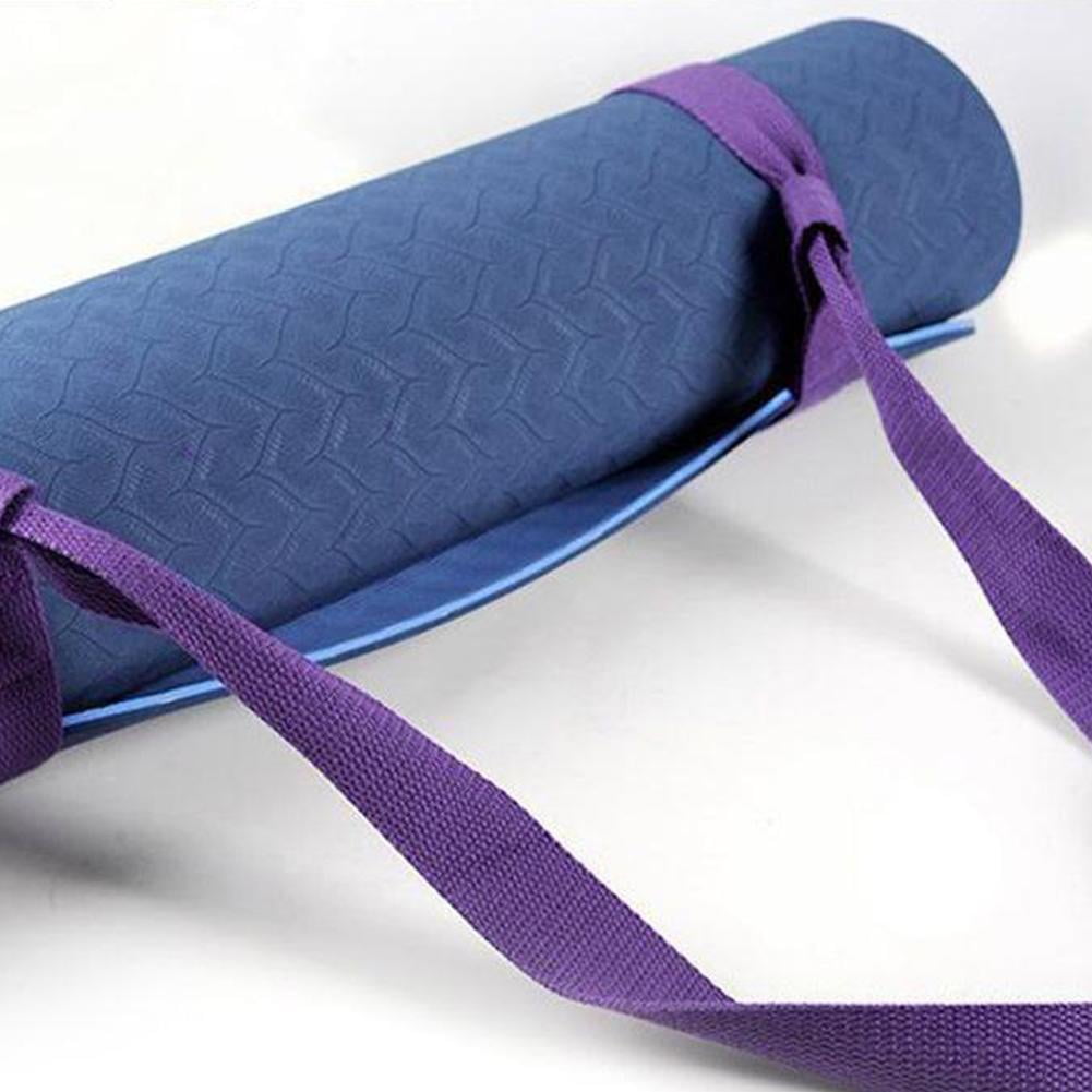 Fit Spirit Cotton Adjustable Yoga Mat Sling Carrier Straps A4F1 