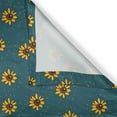 thumbnail image 4 of Ambesonne Sunflower Window Valance, Nature Style, 54" X 12", Dark Teal Yellow, 4 of 5