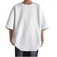thumbnail image 2 of pstuiky Mangas cortas para hombre, Camisas casuales de manga corta con cuello redondo y textura de color sólido para hombre ropa de hombre xxl, 2 of 9