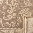 thumbnail image 4 of SAFAVIEH Courtyard Aubrey Traditional Floral Indoor/Outdoor Area Rug Cream/Brown, 5'3" x 7'7", 4 of 8