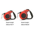 thumbnail image 3 of 10Ft 16Ft Retractable Dogs Leash Walking Leash for Cats Dogs Non Slip Handle One-Handed Brake Strong Tape Tangles, 3 of 5
