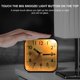 thumbnail image 5 of Reloj despertador analógico silencioso, pequeño reloj despertador de viaje que no hace tictac, reloj despertador de sobremesa silencioso con luz nocturna, función de repetición, reloj despertador a, 5 of 5