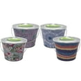 thumbnail image 4 of Mainstays 30-Ounce, 3-Wick Pink & Blue Flamingo Print Outdoor Citronella Candle, 4 of 8