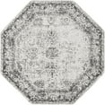 thumbnail image 4 of Unique Loom 3151821 4 x 4 ft. Casino Sofia Octagon Rug, Gray, 4 of 4