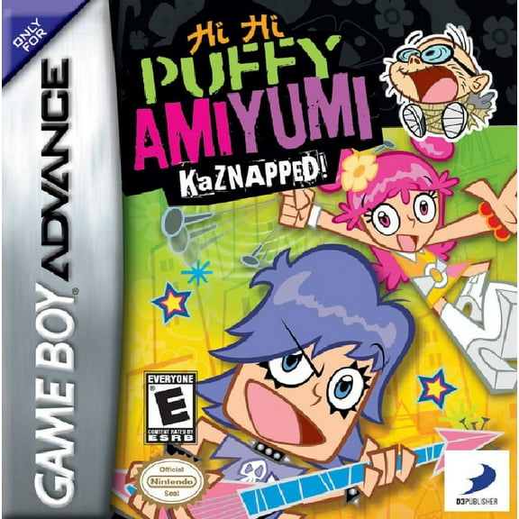 Hi Hi Puffy AmiYumi: Kaznapped! (Nintendo Game Boy Advance, 2005) Rock Band Game
