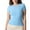 Sky Blue, variant on Zpanxa FitFlex Women's Quick-Dry Workout Tee, Stretch & Moisture-Wicking Polyester Sports T-Shirt