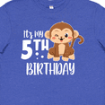 thumbnail image 4 of Inktastic Monkey Its My 5th Birthday Youth T-Shirt, 4 of 5