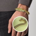 thumbnail image 1 of Fiudx Pulsera Vintage con Cabeza, Diseño Tridimensional, Joyería Unisex de Moda, Regalo Coleccionable, Estilo Versátil, Material de Cobre Duradero, Regalo de Aniversario para Viajes, Accesorio de Mod, 1 of 6