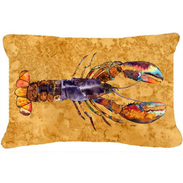 Lobster Indoor & Outdoor Fabric Decorative Pillow