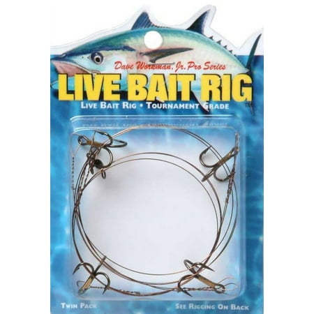 UPC: 0043344006024 | Boone Bait Live Bait Rig 2 # 4 Trebles – 00602