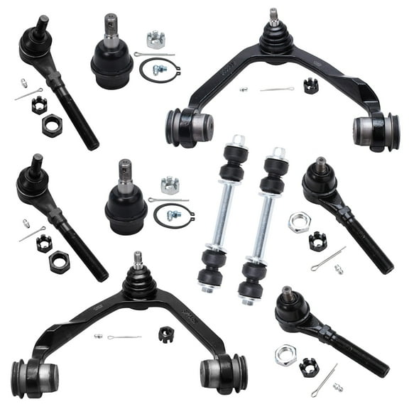 Detroit Axle - Front Upper Control Arms Lower Ball Joints Tie Rods Sway Bars Replacement for Ford Expedition F-150 F-250 Navigator Fits select: 1997-2003 FORD F150, 2000-2002 FORD EXPEDITION XLT