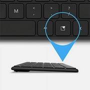 Microsoft Designer Compact Keyboard - Matte Black. Standalone Wireless Bluetooth Keyboard. Compatible with Bluetooth Enabled PCs/Mac