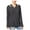 Grey - greyhthr, variant on Hooked Up By Iot Womens Cutout Pullover Sweater