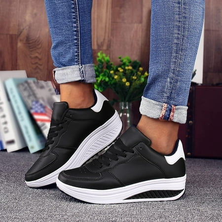 

HOLXI 2024 Womens Sneakers Trendy Sneakers for Women Women s Walking Athletic Shoes Breathable Knit Slip on Sneakers Gym Shoes b