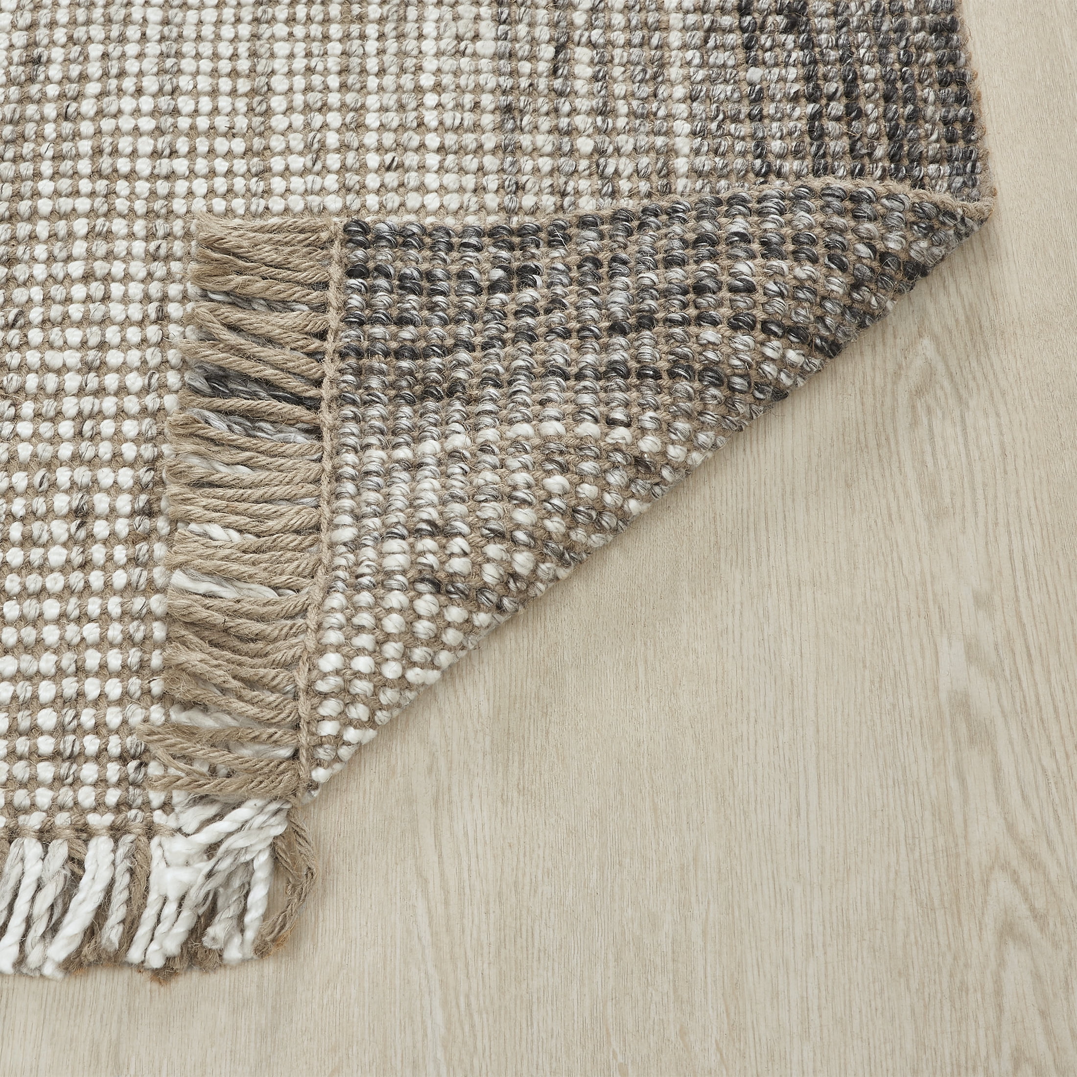 Better Homes & Gardens Ombre Natural Jute Indoor Area Rug Runner, 30" x 84"