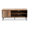 thumbnail image 3 of Bowery Hill 1-Door Wood TV Stand in Rustic Oak, 3 of 8