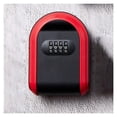thumbnail image 1 of Key Safe Box Weatherproof Wall Mounted Key Lock Box 4 Digit Code Outdoor Key Security Storage Case ,Easy to Use, 1 of 5
