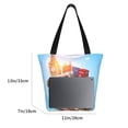 thumbnail image 5 of Kll Tote Bag For Women Trip To London Print Shopping Grocery Reusable Bags For Office School Shopping Travel, 5 of 8