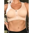 thumbnail image 4 of YouLoveIt Women Sports Bra Front Zipper Yoga Bras Padded Stretch Fitness Tops Workout Gym Activewear Yoga Bra for Gym Running Workout Fitness, 4 of 7