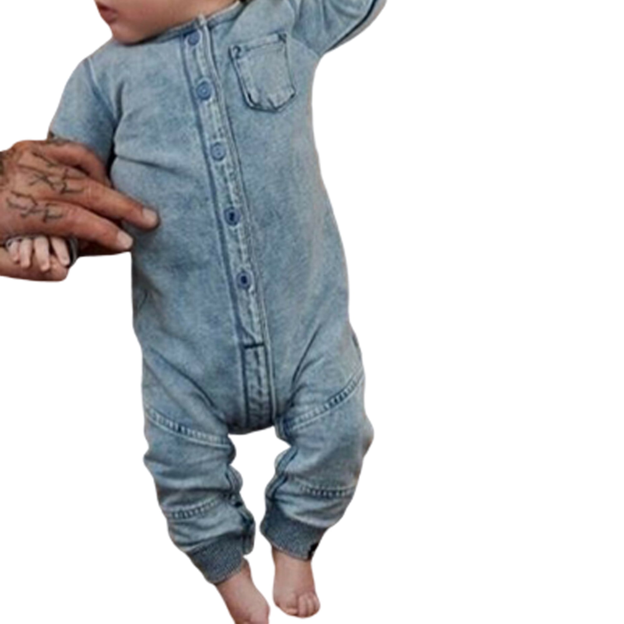 denim romper jumpsuit