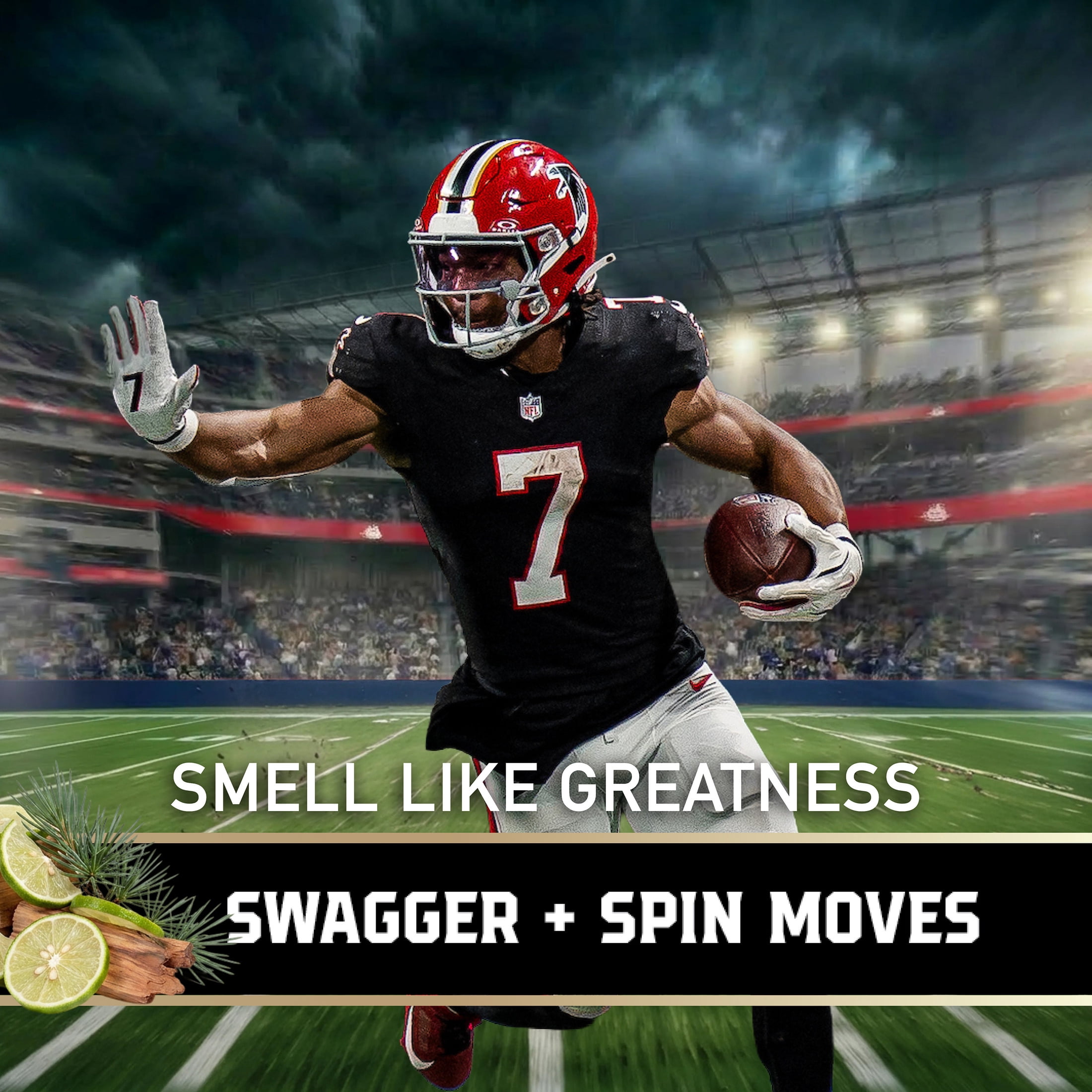 Old Spice Deodorant for Men, Antiperspirant, NFL Collection, Bijan Robinson, Scent of Swagger + Spin Moves, 2.6 oz