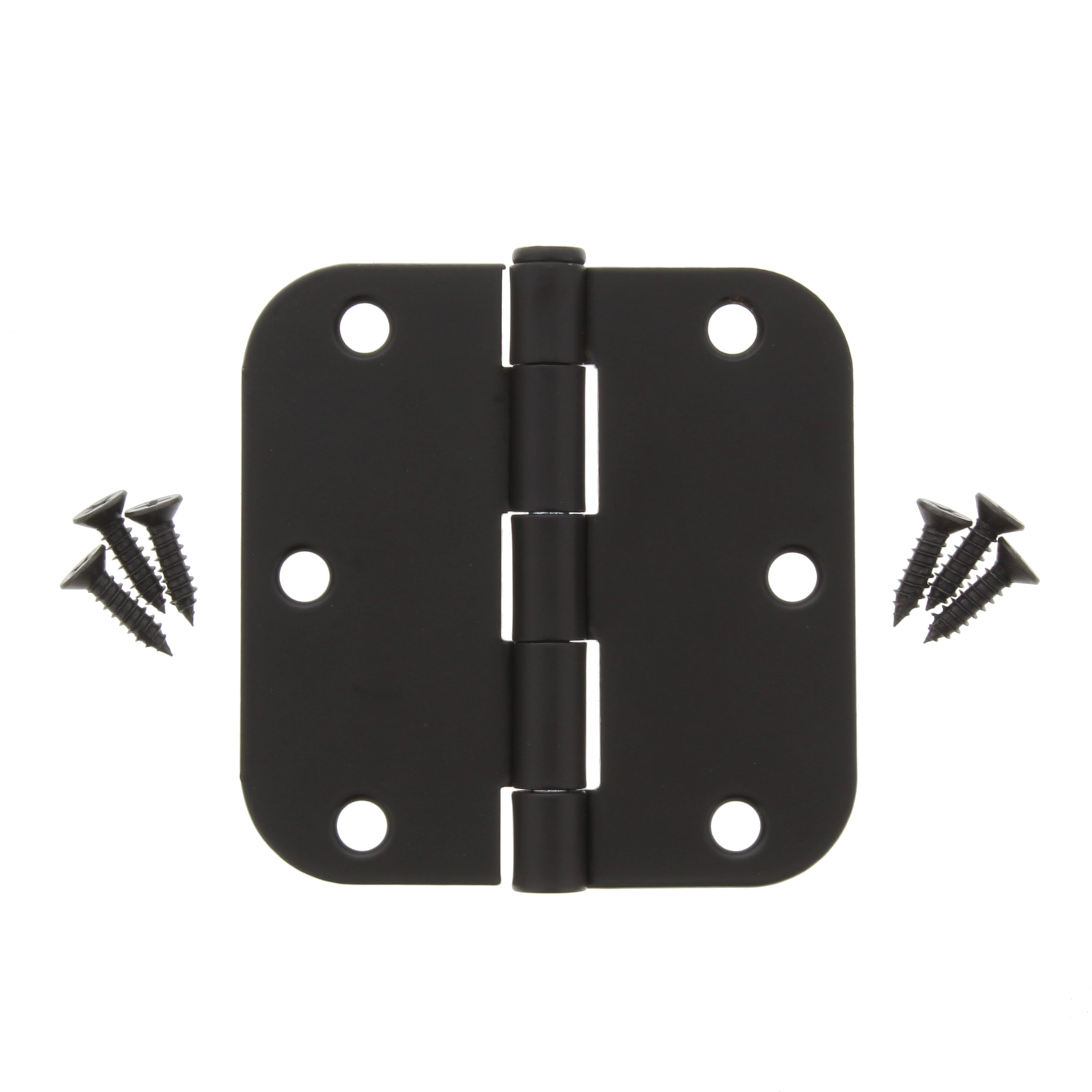 Bulldog Hardware 3-1/2 in. Round Corner Hinge, Oil Rubbed Bronze