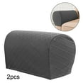 thumbnail image 4 of 2 Sets of Sofa Armrest Covers, Armrest Pads for Sofa Arm Couch . Adjustable Grey, 4 of 9