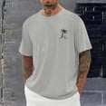 thumbnail image 2 of Camisetas de Manga Larga para Hombre Algodón No Aplicable Aquí, Camisetas de Manga Larga para Hombre de Navidad No Incluidas, Impresión Casual de Manga Corta, 2 of 6