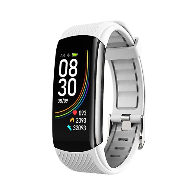 One Size White Pulsera impermeable del rastreador de ejercicios Ip67 con modo deportivo de monitoreo para dormir