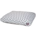 thumbnail image 2 of Majestic Pet | Chevron Shredded Memory Foam Rectangle Pet Bed For Dogs, Removable Cover, Gray, Small, 2 of 6