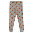 thumbnail image 3 of Toddler Heather Gray Cleveland Browns Long Sleeve T-Shirt and Pants Sleep Set, 3 of 5