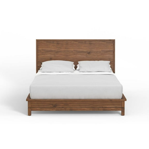Origins by Alpine Nova Standard King Platform Bed in Honey Maple (Brown)
