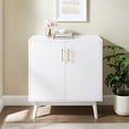 thumbnail image 4 of Pemberly Row 30" Mid Century Modern Accent Cabinet in White, 4 of 4