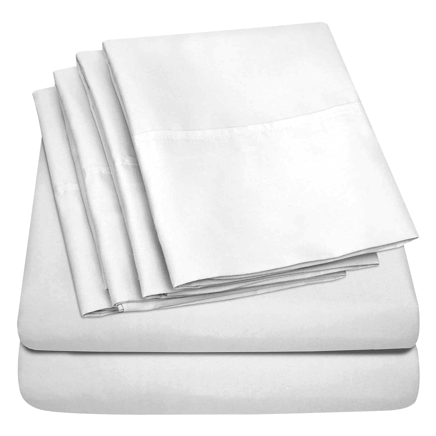 6-Piece Microfiber Bed Sheets ? Ultra-Soft, Wrinkle-Free, Deep Pocket Fit