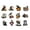 CT335, variant on Halloween Fridges Magnets Refrigerator Stickers, Festival Door Cling for Window Fridges Refrigerator Cover