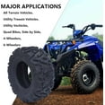 thumbnail image 4 of COZONY 24x8-12 6PR ATV/UTV Tires, All Terrain Tires, Sand Mud & Trail Tires, Tubeless, Set of 2, Max Load 360Lbs, 4 of 7