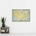thumbnail image 2 of Map Purdy 1935 Pwa Rebuilds Nation USA Extra Large XL Wall Art Poster Print, 2 of 3