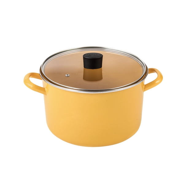 Olla alta recta 22cm CINSA Praktica 321260 Amarillo