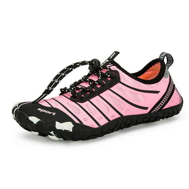 Zapatos acuáticos antideslizantes, zapatos de natación transpirables para mujeres y hombres (Polvo negro36) Ndcxsfigh Tenis De Mujer Tenis De Hombre