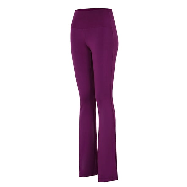 Pantalones largos de Yoga para mujer, pantalones acampanados de cintura alta de alta elasticidad, pantalones finos de Yoga, pantalones de Fitness físico GERsome GERS61