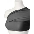thumbnail image 6 of MixMatchy Women's Solid Casual Summer Side Shirring Scrunched Double Layered Tube Top, 6 of 6